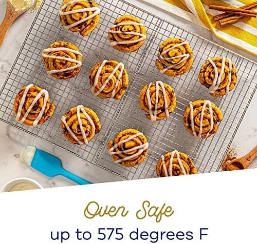 1. Cooling racks are great for more than just cooling cookies; they can also be used to bake delicious, crispy foods.