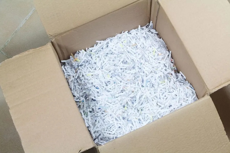 1. One way to avoid having to dispose of shredded paper is to use a pick-up/drop-off service.