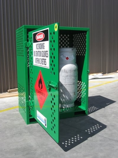 3 – Gas Bottles: Store these outside, away from any windows, in a well-ventilated area.
