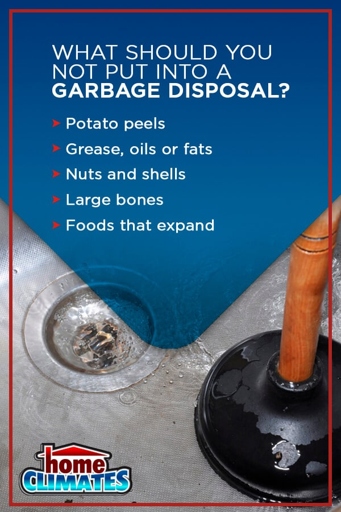 4 – Nuts should not be put in the garbage disposal.