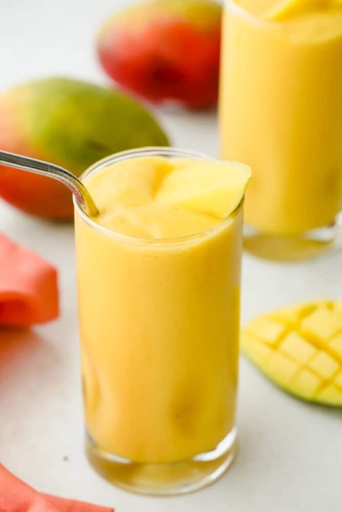 A mango smoothie is a delicious and refreshing way to use up overripe mangoes.