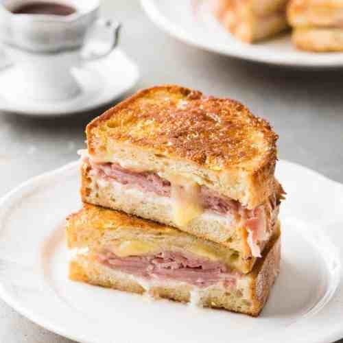 A Monte Cristo sandwich is a type of sandwich that is made with French toast, ham, and cheese.