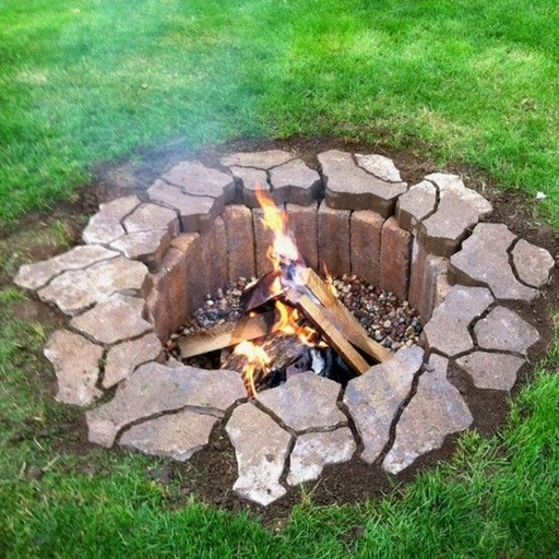 Building an in-ground fire pit is a great way to add a permanent and attractive feature to your backyard.