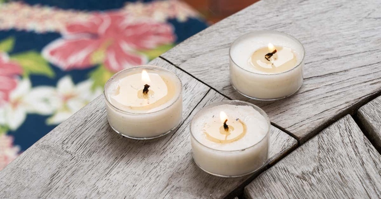 Citronella candles are a safe and effective way to keep mosquitoes away.