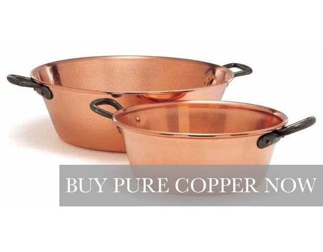 Copper is a popular material for cookware because it is an excellent conductor of heat.