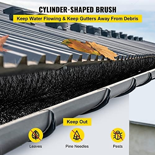 Gutter brushes are a great way to keep your gutters clean and free of debris.