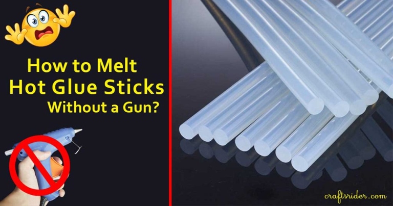 If you don't have a glue gun on hand, don't worry - there are still plenty of ways to melt your glue sticks!