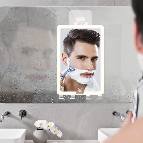 If you don't want to wake up to a foggy bathroom mirror, try using a fogless shower mirror.