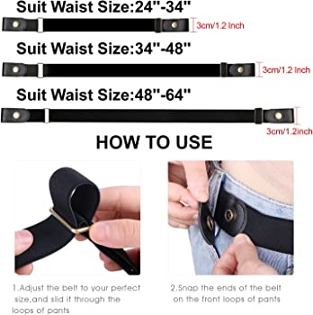 If you don't want to wear a belt, you can buy elastic to put in the waistband of your pants.