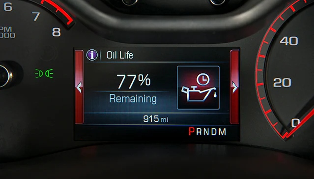 If you have a 15% oil life remaining, that means you have about 1,500 miles left before you need to change your oil.