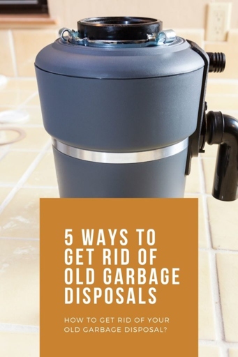 If you have an old garbage disposal that you're no longer using, there are a few things you can do with it. One option is to recycle it.