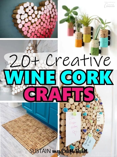 If you have wine corks lying around, you can upcycle them into something new and exciting.