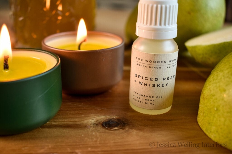 If you want your candles to have a strong scent, don't replace the fragrant oils with perfume.