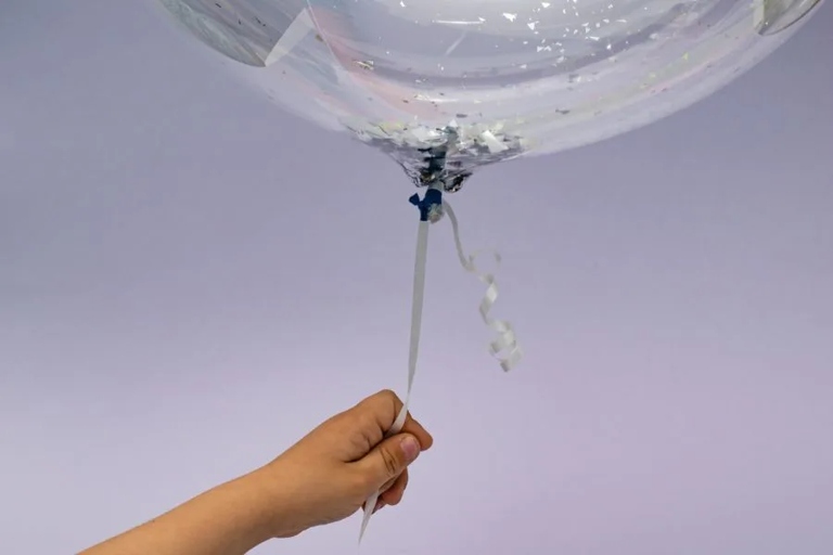 If you want your helium balloons to last longer, try filling them with helium and then sealing them with foil.