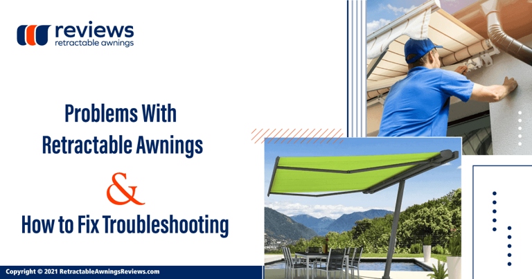 If your awning has any holes in it, be sure to repair them as soon as possible to keep it looking its best.