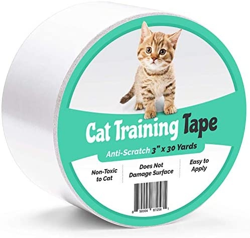 If your cat is scratching the wall, try a special tacky tape.