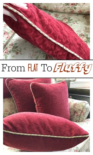 If your couch cushions are looking a little flat, don't worry, there are several easy ways to fluff them back up again.