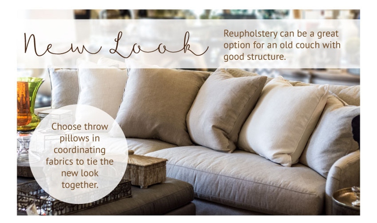 If your cushions aren't comfortable, it might be time to replace your couch.