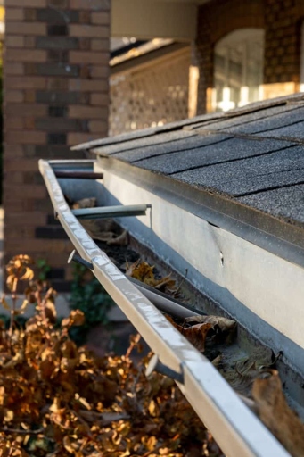 If your gutters are loose, you can hammer the nails back in to secure them.
