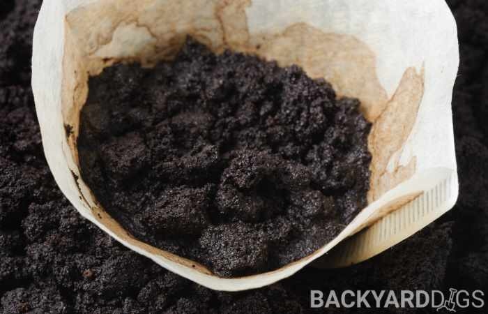 If you're composting coffee filters, only add a few at a time so that they have a chance to break down properly.
