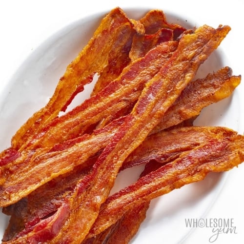 If you're looking for a crispy reheated bacon, the oven is the way to go.