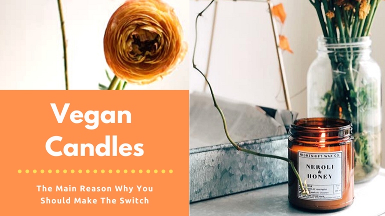 If you're looking for a vegan alternative to paraffin wax, soy candles are a great option.