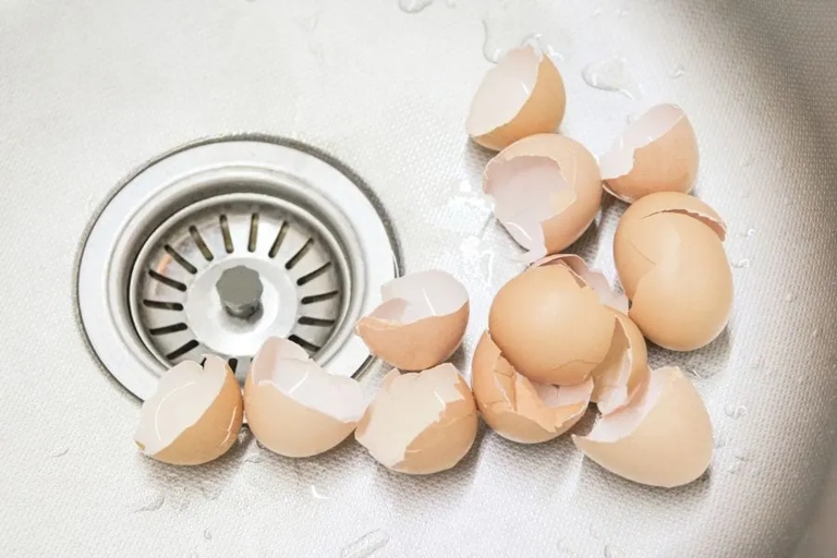 If you're looking to sharpen your garbage disposal blades, you're better off throwing eggshells in the trash.