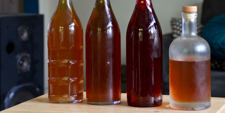 It takes about 2-3 weeks for the black tea to steep properly and be ready for kombucha.