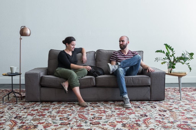Most people don't want to spend a lot of money on a couch, but they also don't want an old, used couch.