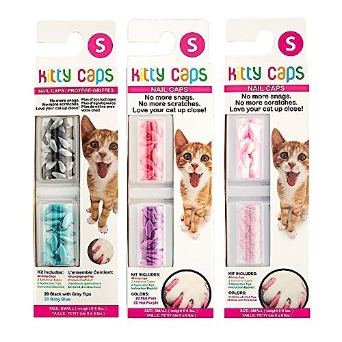 Nail caps for cats can help protect your walls from scratches and give your cat something to scratch other than the wall. If your cat is scratching the wall, it may be because their nails are too long.