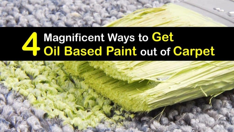 Oil-based paint is one of the most difficult types of paint to remove from carpet.