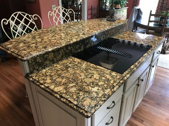 One possible cause of a dull granite countertop is using the wrong cleaning products.