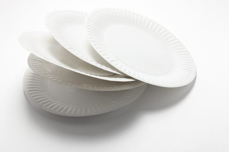 Paper plates are great to use in the microwave because they are inexpensive, disposable, and easy to clean up.