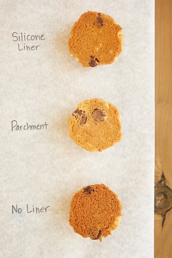Parchment paper is a great option for lining baking sheets and it can also be used in the oven.
