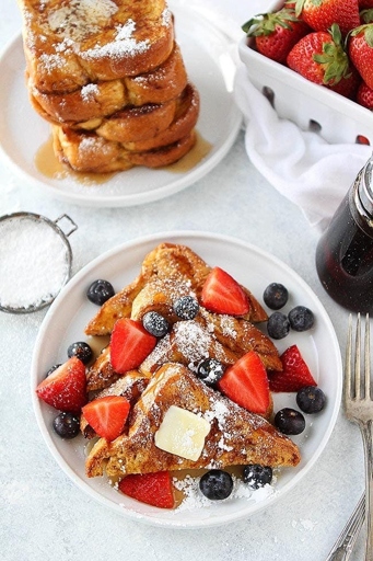 Preparation for both French toast and pancakes is relatively simple and only requires a few common ingredients.