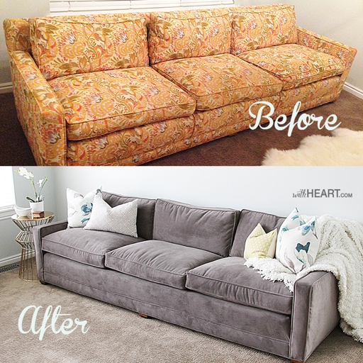 Reupholstering a couch is a great way to save money and extend the life of your furniture.