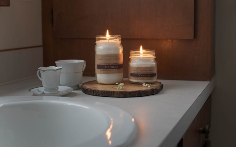 Soy candles are made of hydrogenated soybean oil, which is a natural, renewable resource, making them a better choice for the environment than paraffin wax candles.