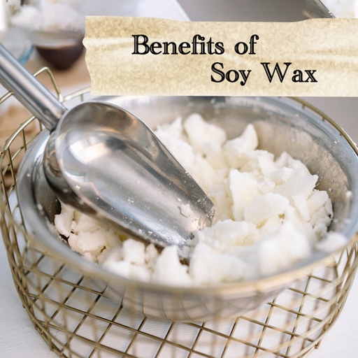 Soy candles are made of soybean oil, which is a renewable resource.
