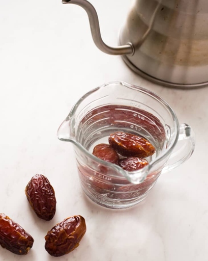 Steaming the dates is the best way to soften them.