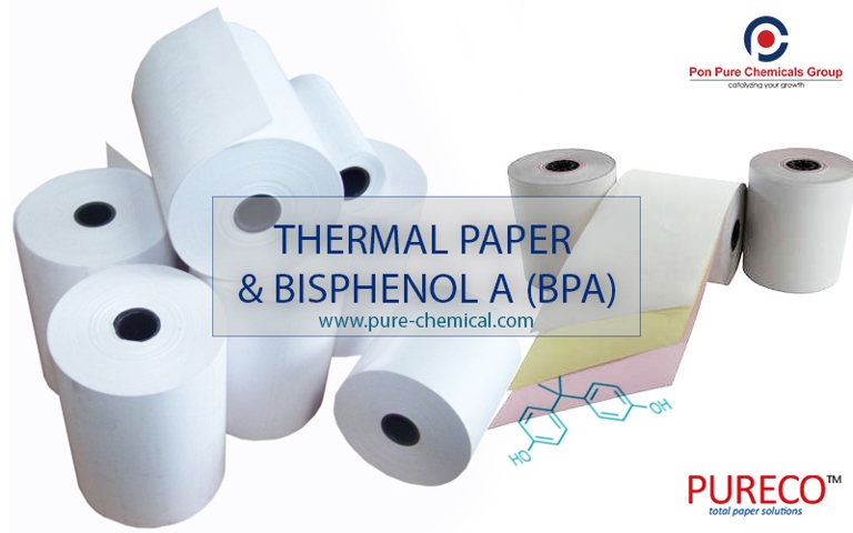 Store receipts are made of thermal paper, which is coated with bisphenol A (BPA) and other chemicals.