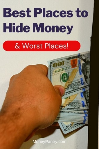 The bathroom is one of the most common places to hide cash in the home.