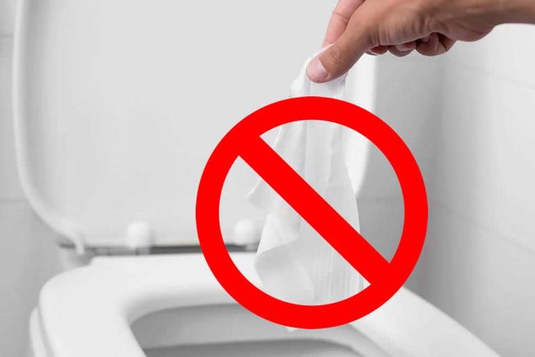 The best way to dispose of paper towels is to throw them in the trash.