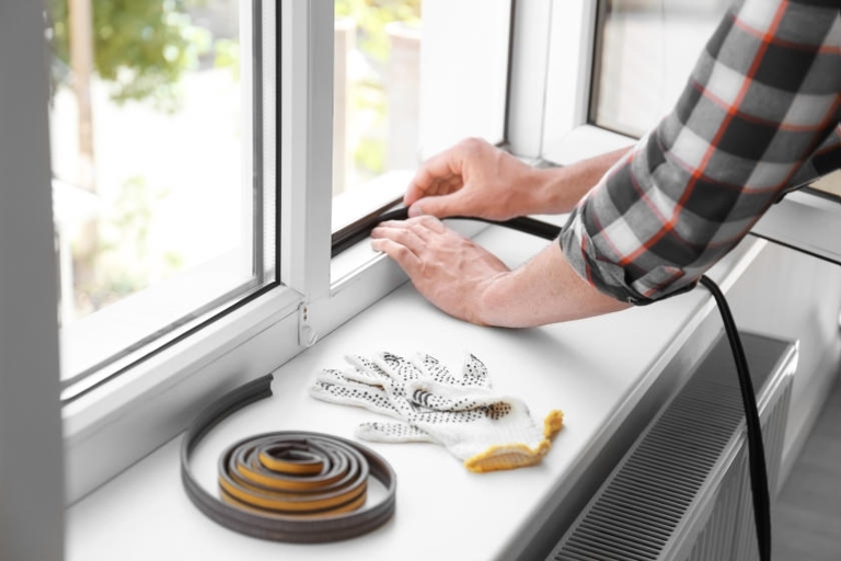 The best way to insulate your home is to add weatherstripping to your doors and windows.