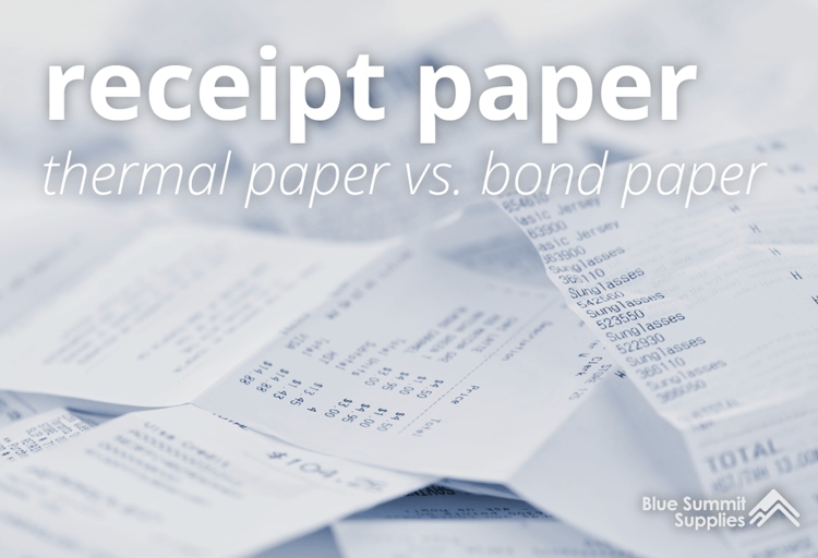 The main reason why thermal paper isn't recyclable is because it's coated with a chemical that's sensitive to heat.