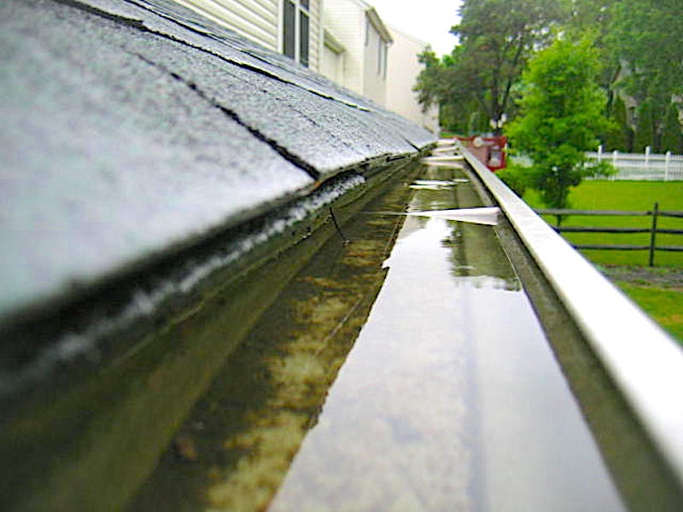 The right downspout angle is determined by the amount of rainfall in your area and the slope of your roof.