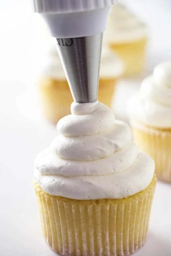 This buttercream frosting recipe is so easy to make and results in the most fluffy, creamy frosting!