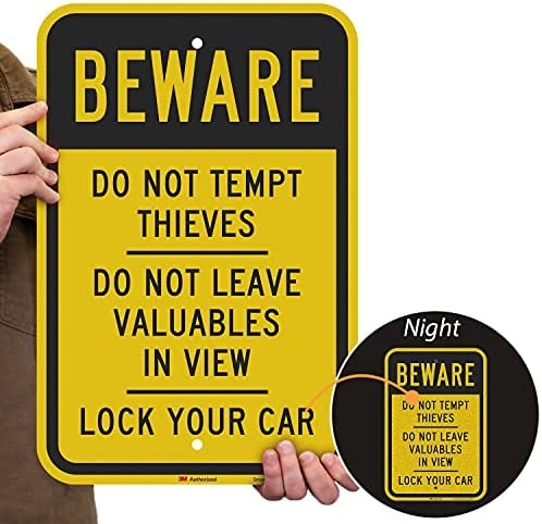 This includes any outdoor items that may be tempting for burglars. If you have any valuables in your home, it is best to keep them out of sight.