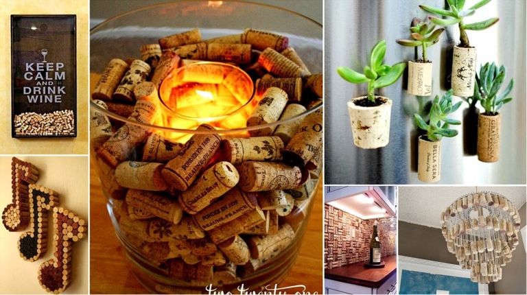 This is a fun and easy project that can be done in a few minutes with some old wine corks and a hot glue gun.