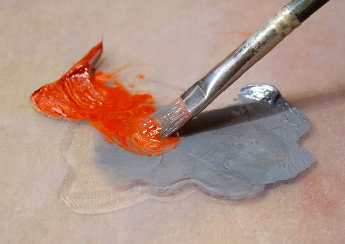 To thin your oil paint, you will need to purchase a solvent from your local art store.