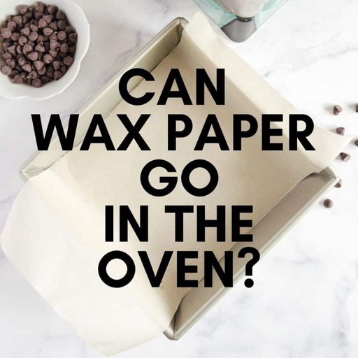Wax paper is not meant to be used in the oven.